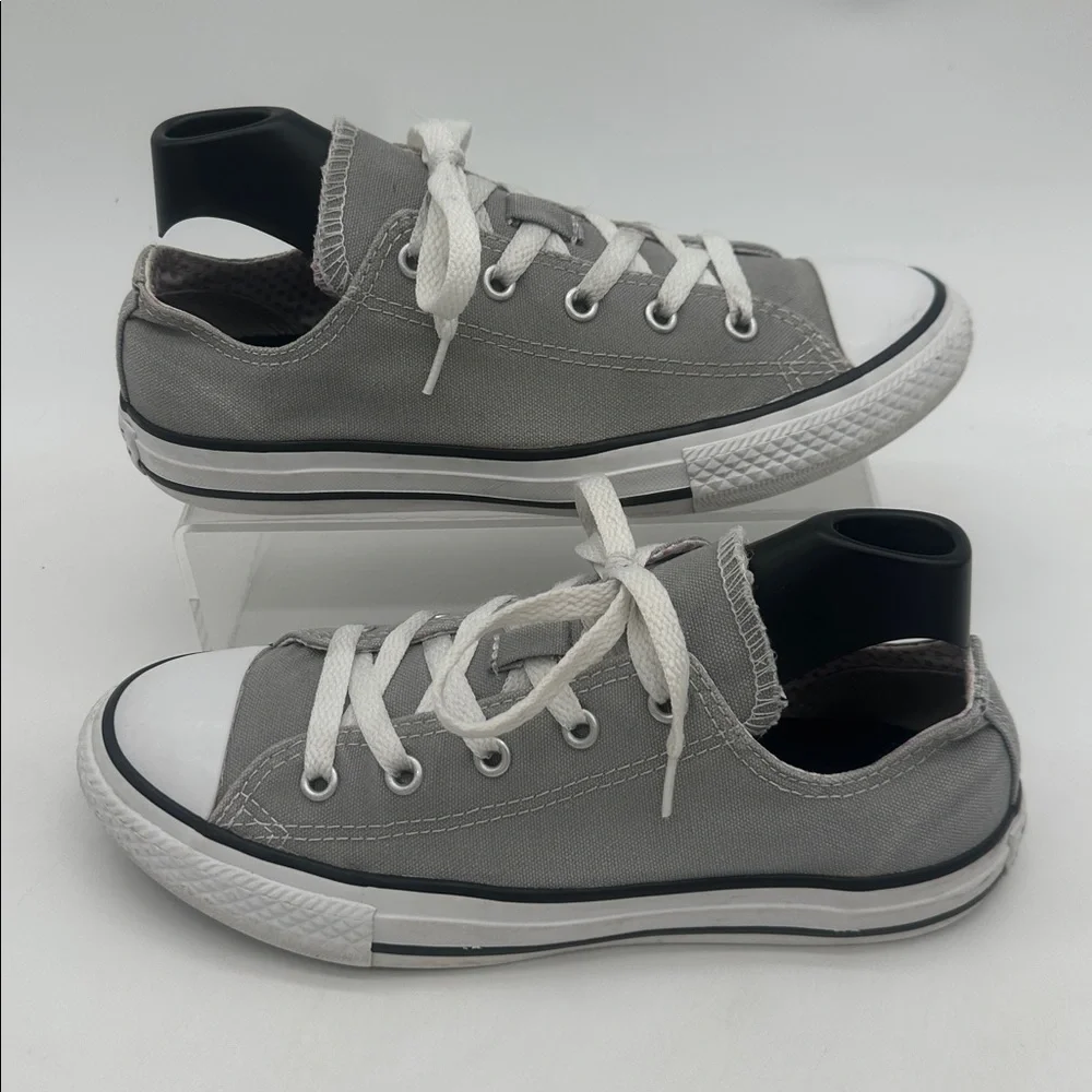 Converse Chuck Taylor Double Tongue Dolphin Gray/Fuschia Girl's Size 3 Sneakers